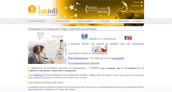 Desktop Screenshot of luminti.fr